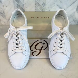 M. Gemi Women's The Palestra Due Classic White Sneakers
